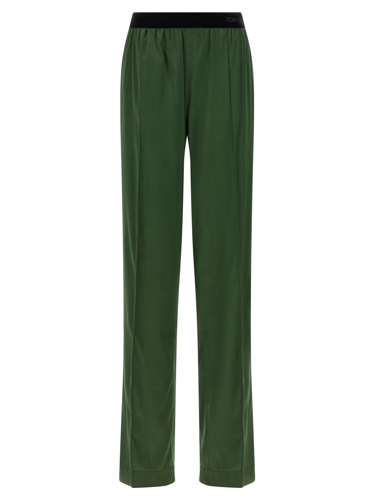 Tom Ford Silk Pants Green