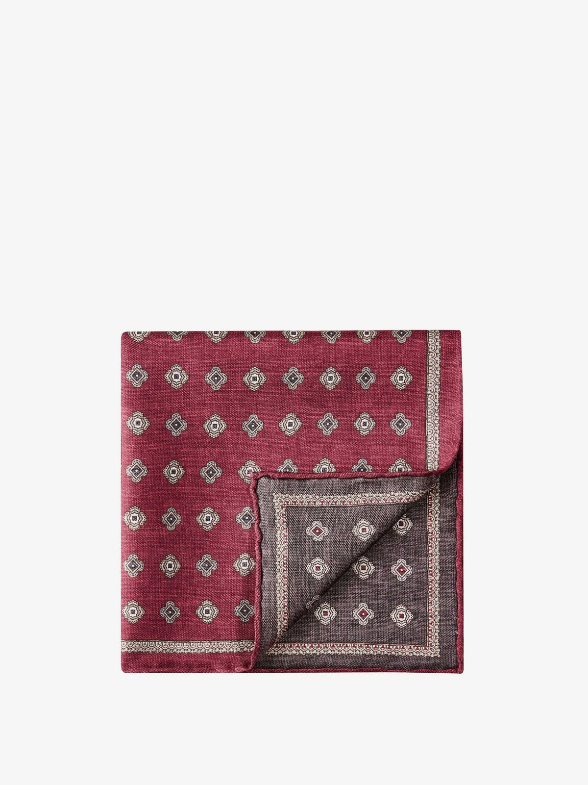 Brunello Cucinelli Men's Silk Clutch Bronze