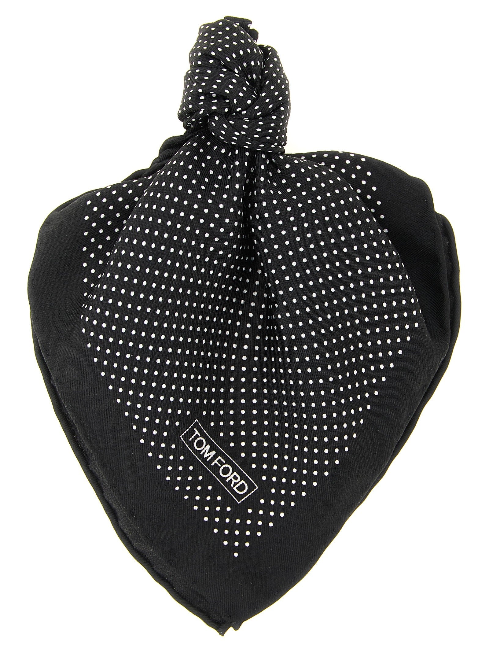 Tom Ford Silk Pocket Clutch Bag Black