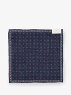 Brunello Cucinelli Men's Silk Pocket Blue