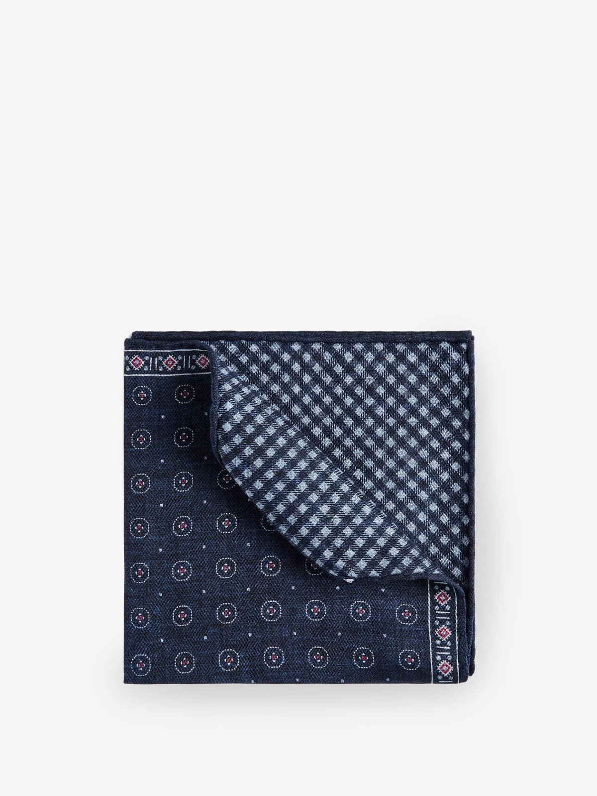 Brunello Cucinelli Men's Silk Pocket Blue