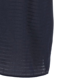 Saint Laurent Silk Polo Shirt Blue
