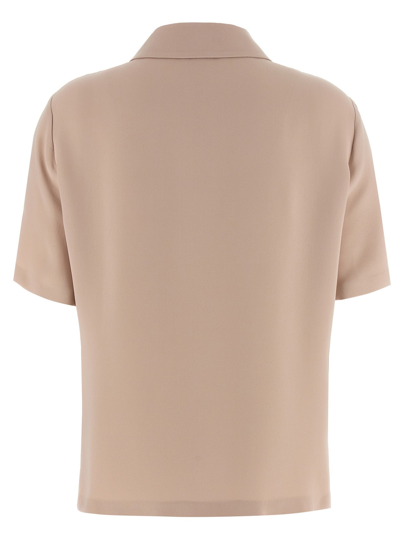 Fendi Silk Polo Shirt Blue