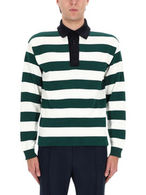 Gucci Men's Silk Polo Green