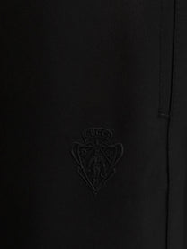 Gucci Men's Silk Poplin Leisure Trousers Black