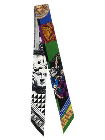 Versace Silk Scarf Bandeaux Gold