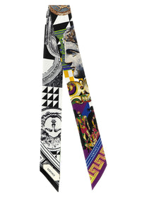 Versace Silk Scarf Bandeaux Gold