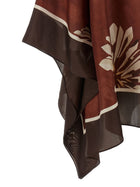 Brunello Cucinelli Silk Scarf Blouse Red, view 4