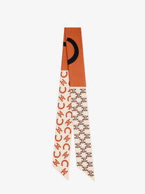 Celine Women's Silk Scarf White