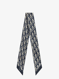 Dior Women's Silk Scarf Blue
