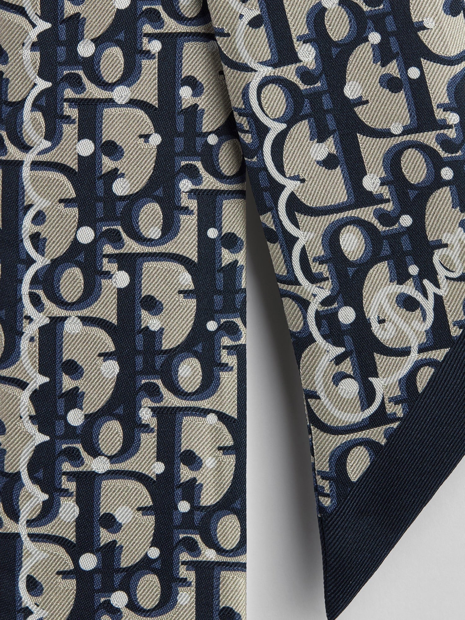Dior Women's Silk Scarf Blue