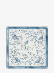 Dior Women's Silk Scarf Blue