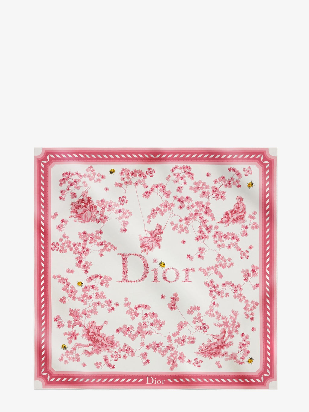Dior Women's Silk Scarf Pink