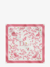 Dior Women's Silk Scarf Pink