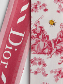 Dior Women's Silk Scarf Pink