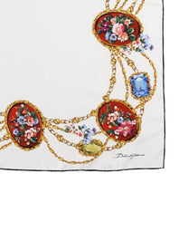 Dolce &amp; Gabbana Women's Silk Scarf Black
