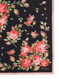 Dolce &amp; Gabbana Women's Silk Scarf Black