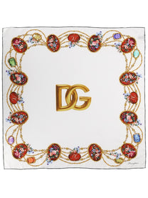 Dolce &amp; Gabbana Women's Silk Scarf Black