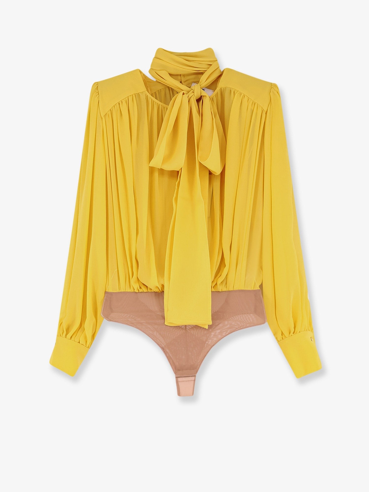 Elisabetta Franchi Women's Silk Shirt Yellow Elisabetta Franchi