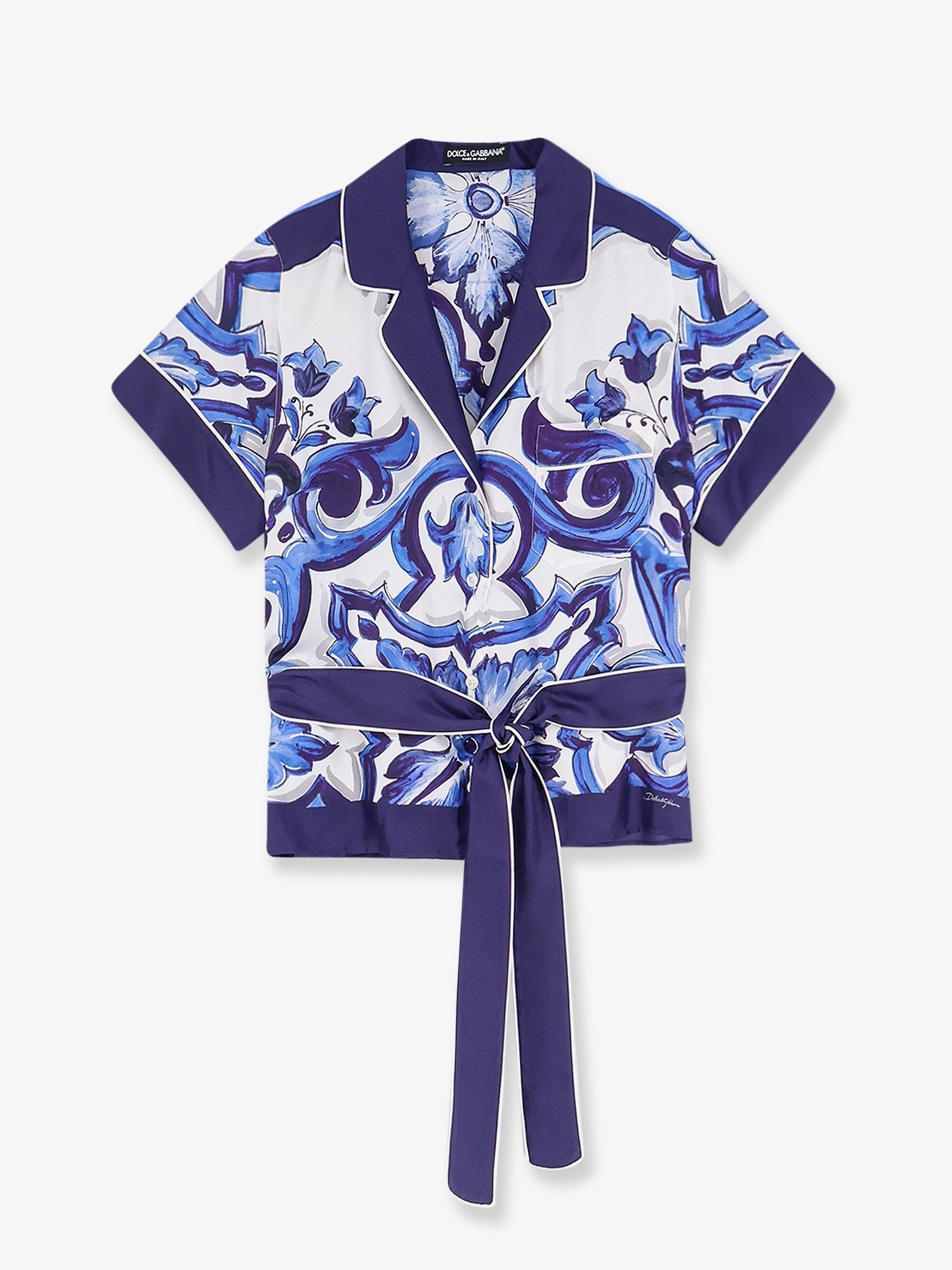Dolce &amp; Gabbana Women's Silk Shirt White