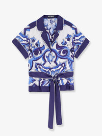 Dolce &amp; Gabbana Women's Silk Shirt White