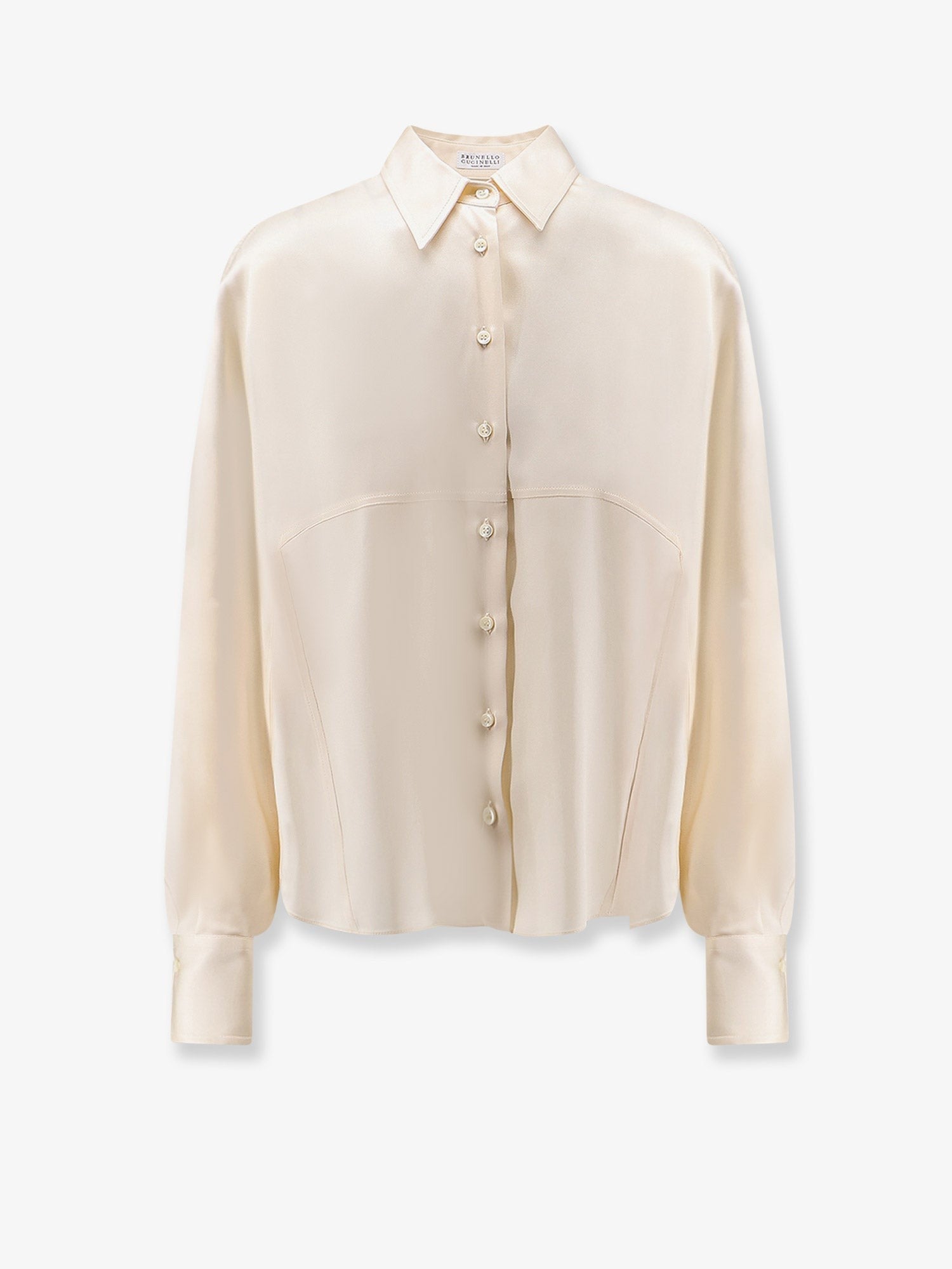 Brunello Cucinelli Women's Silk Shirt PANAMA