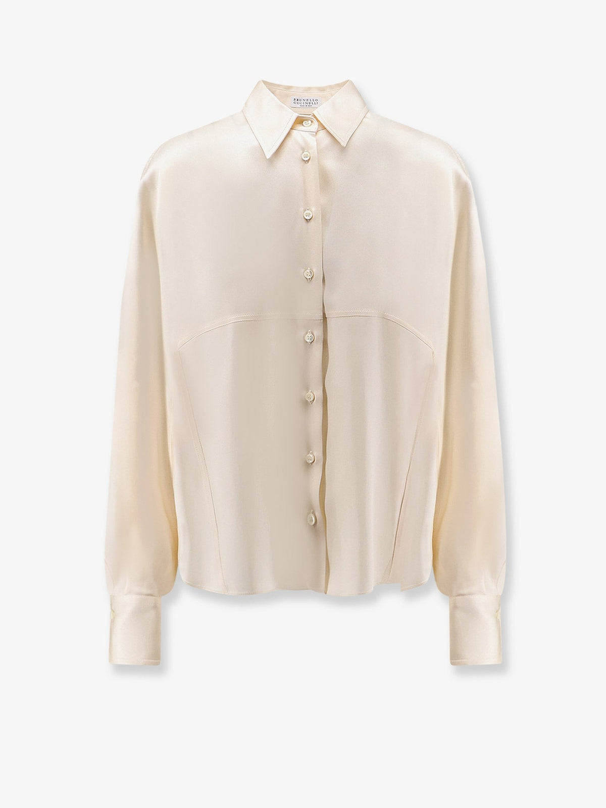 Brunello Cucinelli Women's Silk Shirt PANAMA
