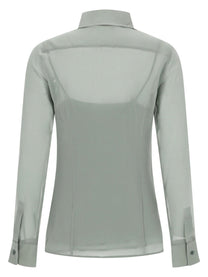 Max Mara Women's Silk Shirt Green