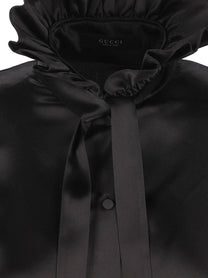 Gucci Women's Silk Shirt Black