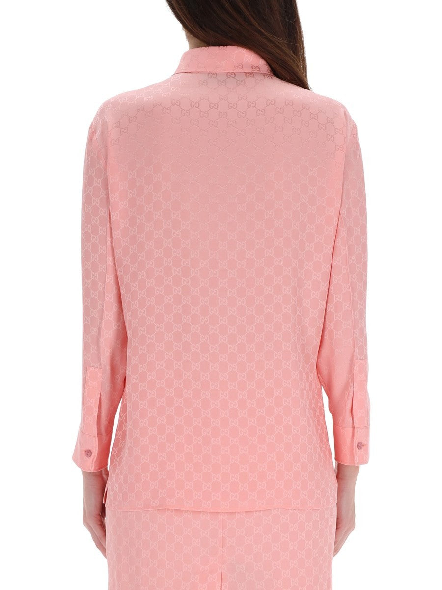 Gucci Women's Silk Shirt Blue