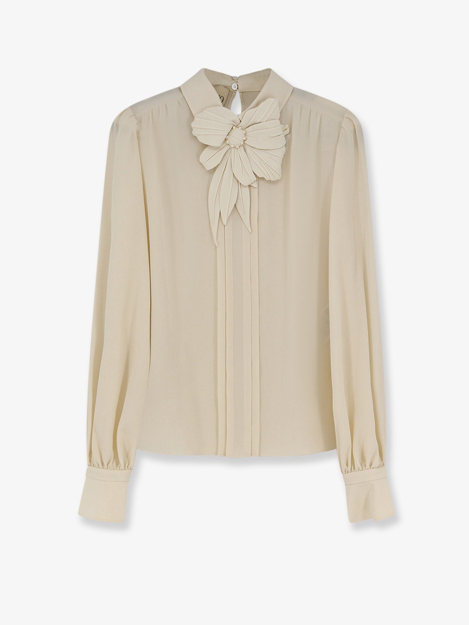 Valentino Women's Silk Shirt Beige