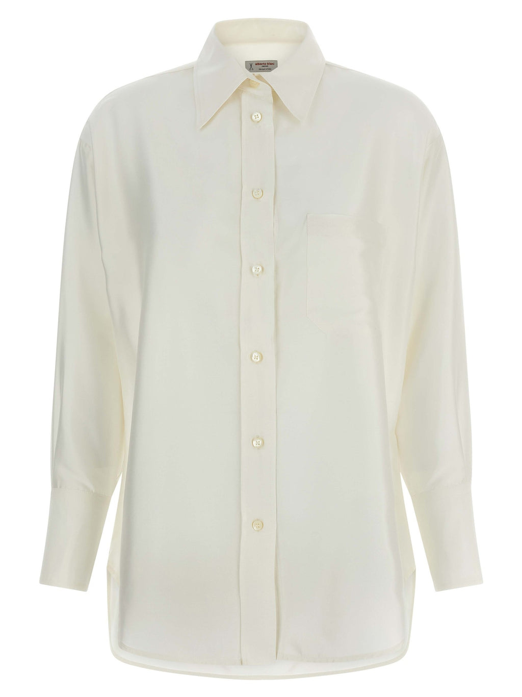 Alberto Biani Silk Shirt White