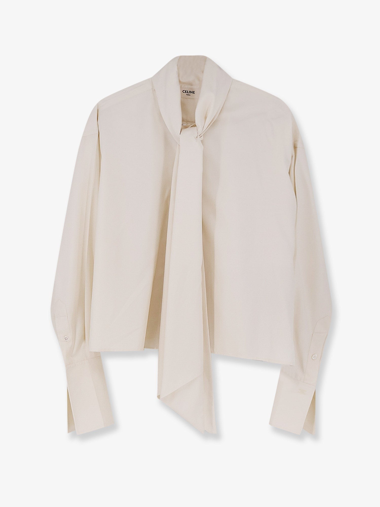 Celine Women's Silk Shirt White Celine
