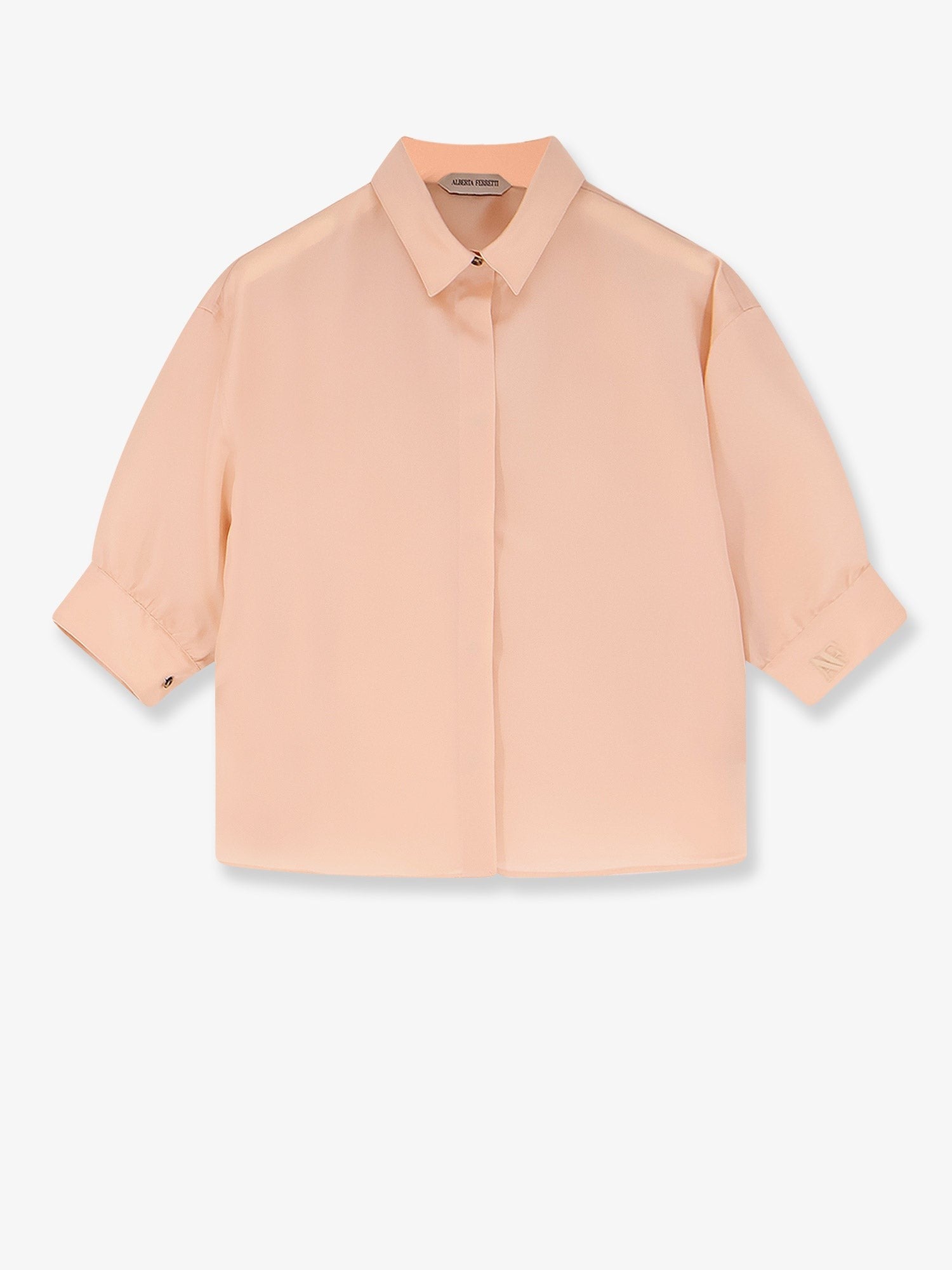 Alberta Ferretti Women's Silk Shirt Beige