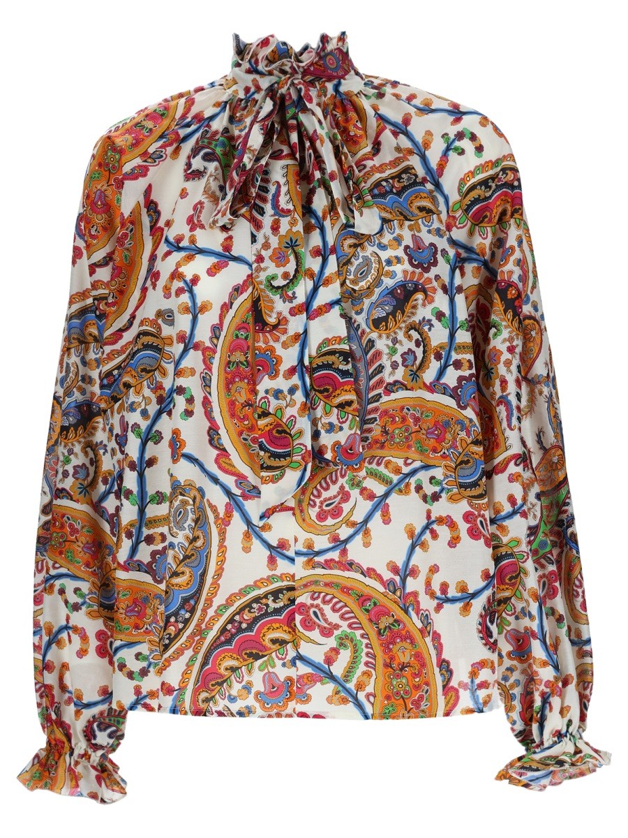 ETRO Women's Silk Shirt Multicolor
