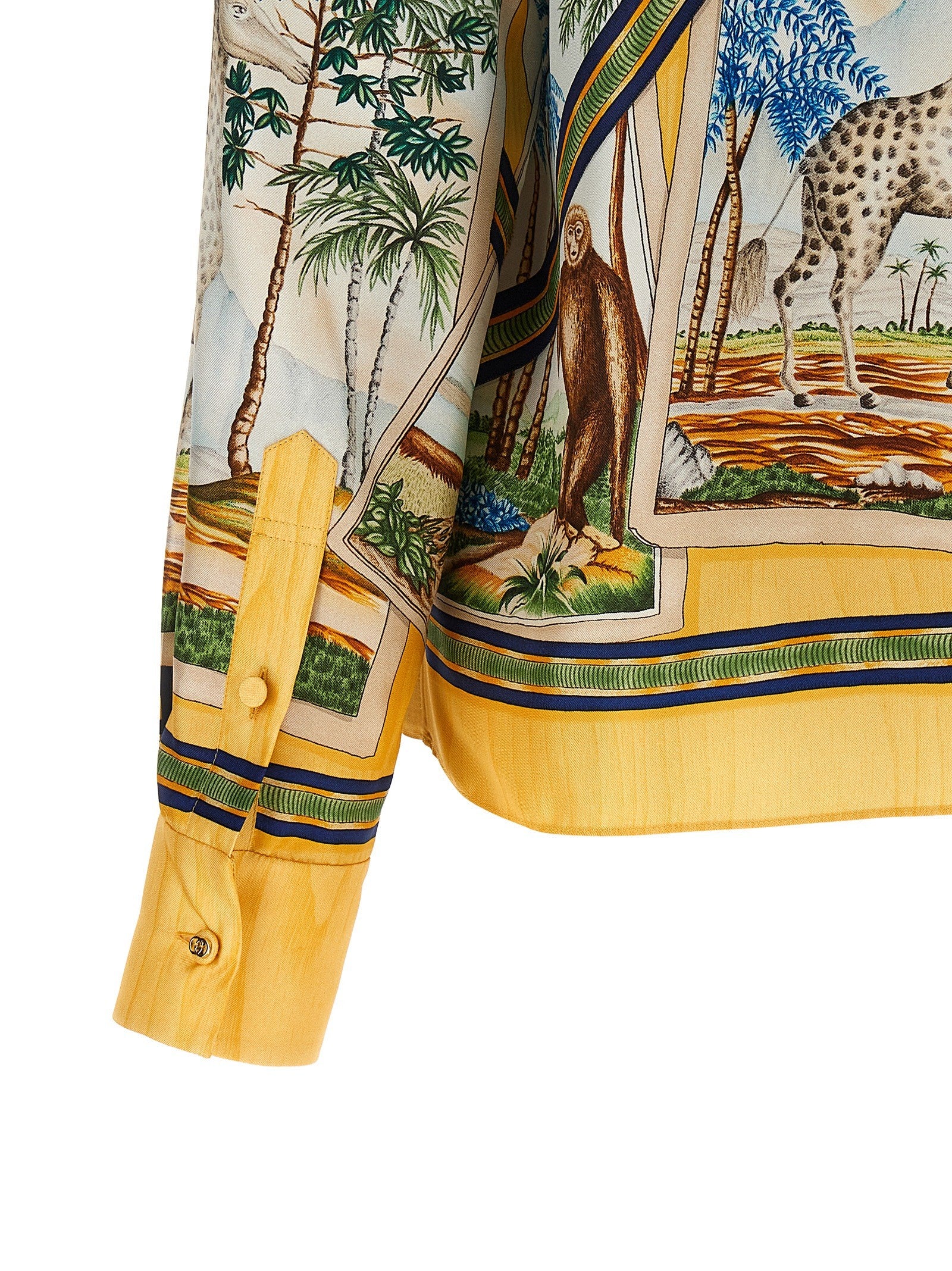 Gucci Silk Shirt Gold