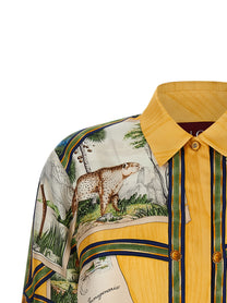 Gucci Silk Shirt Gold