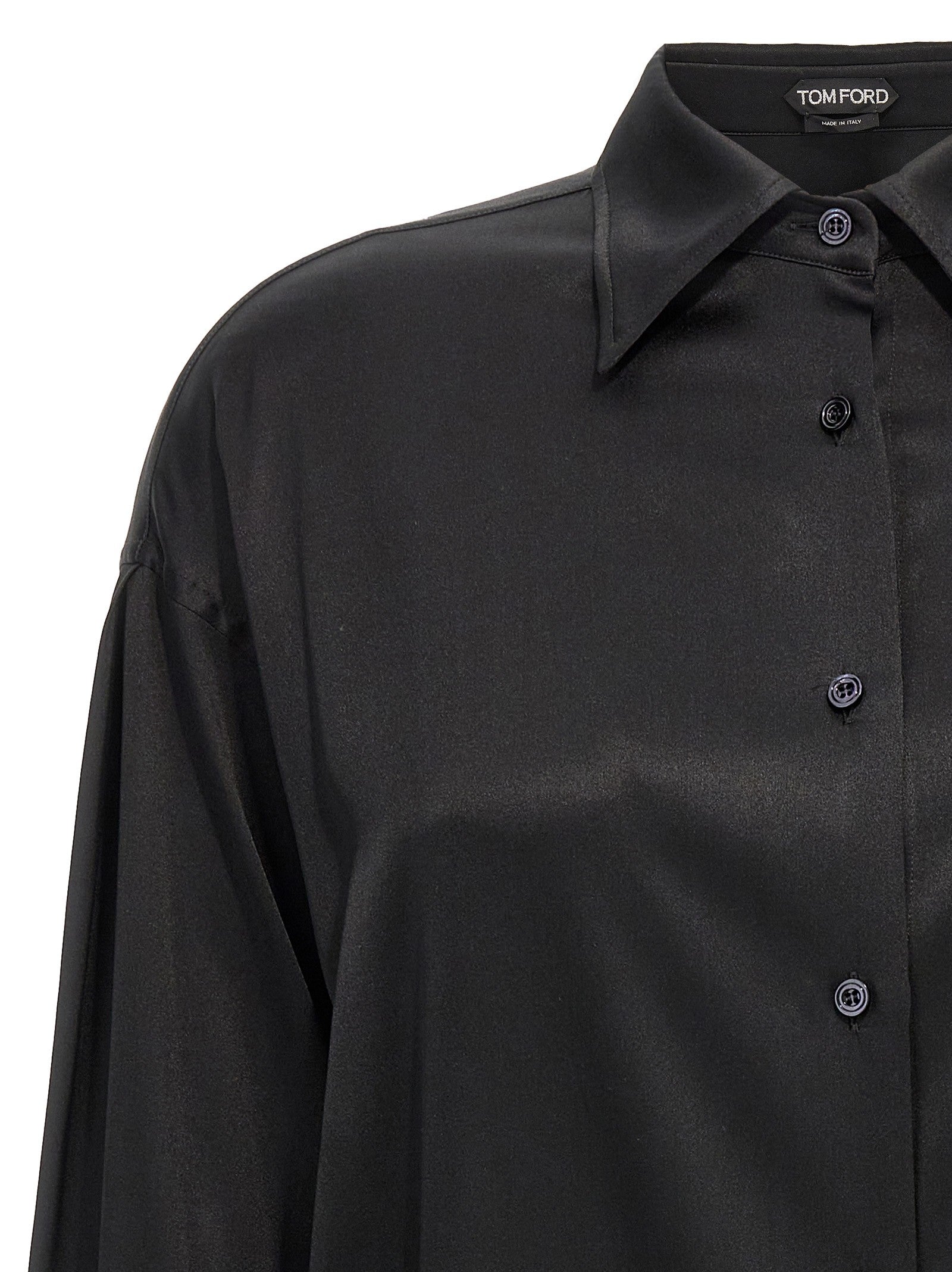 Tom Ford Silk Shirt Black