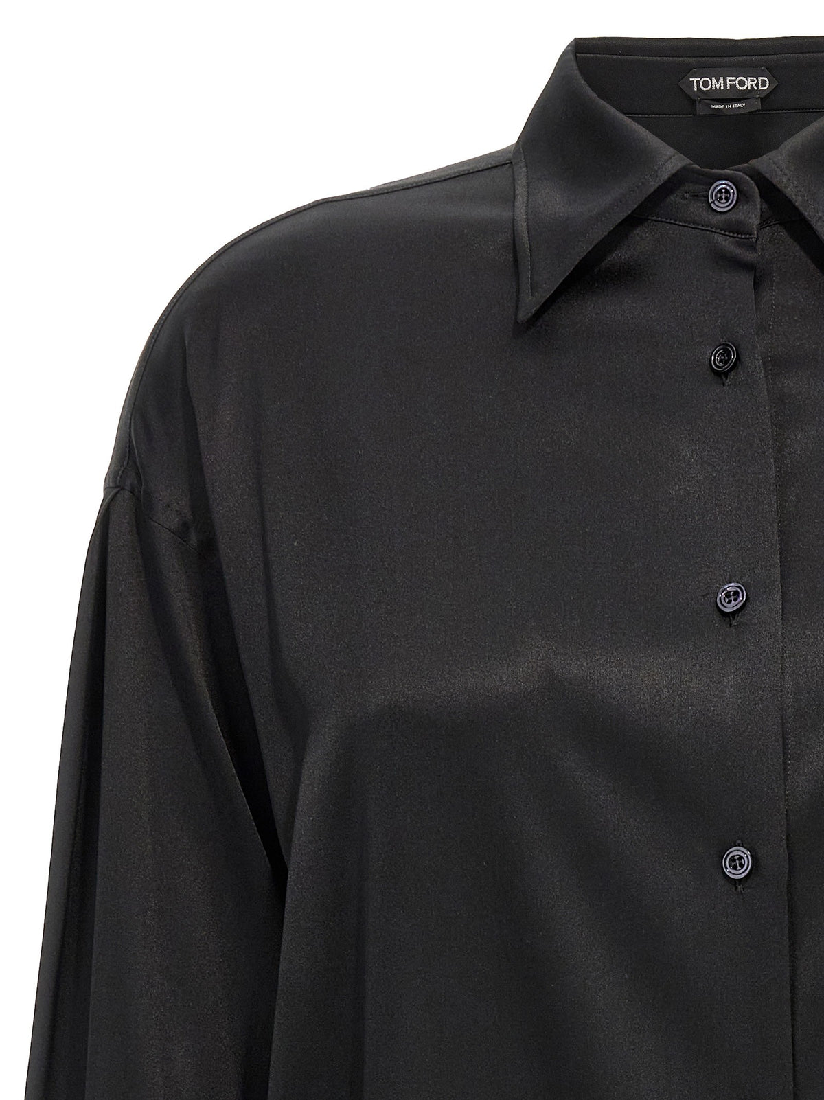 Tom Ford Silk Shirt Black, view 3