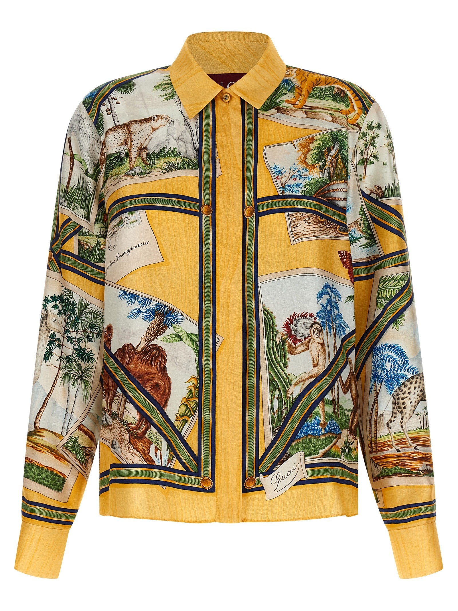 Gucci Silk Shirt Gold