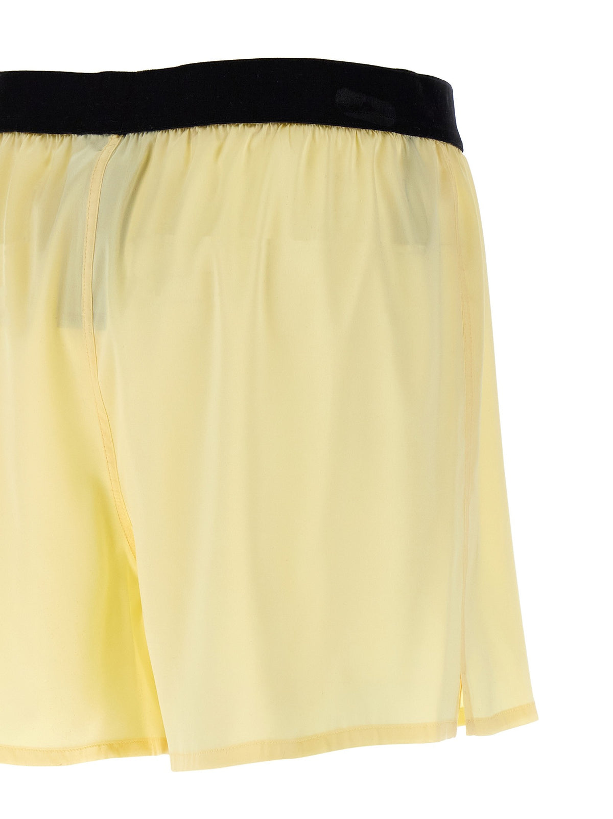 Tom Ford Silk Shorts Yellow, view 4