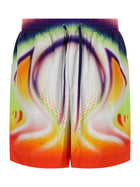 Casablanca Men's Silk Shorts Multicolor