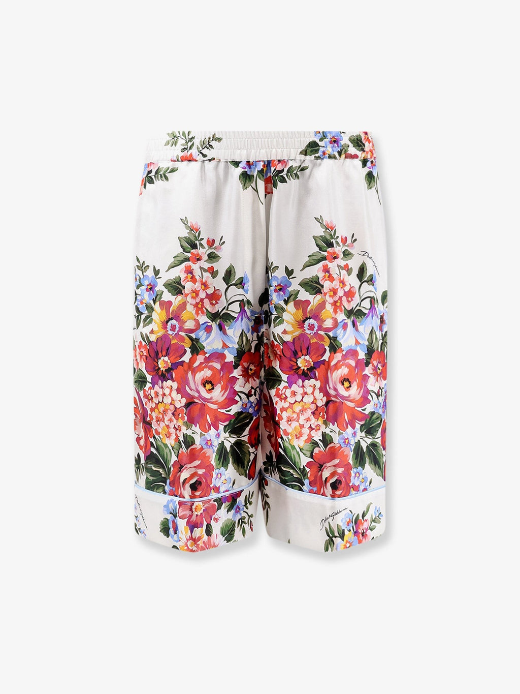 Dolce &amp; Gabbana Women's Silk Shorts White