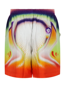 Casablanca Men's Silk Shorts Multicolor