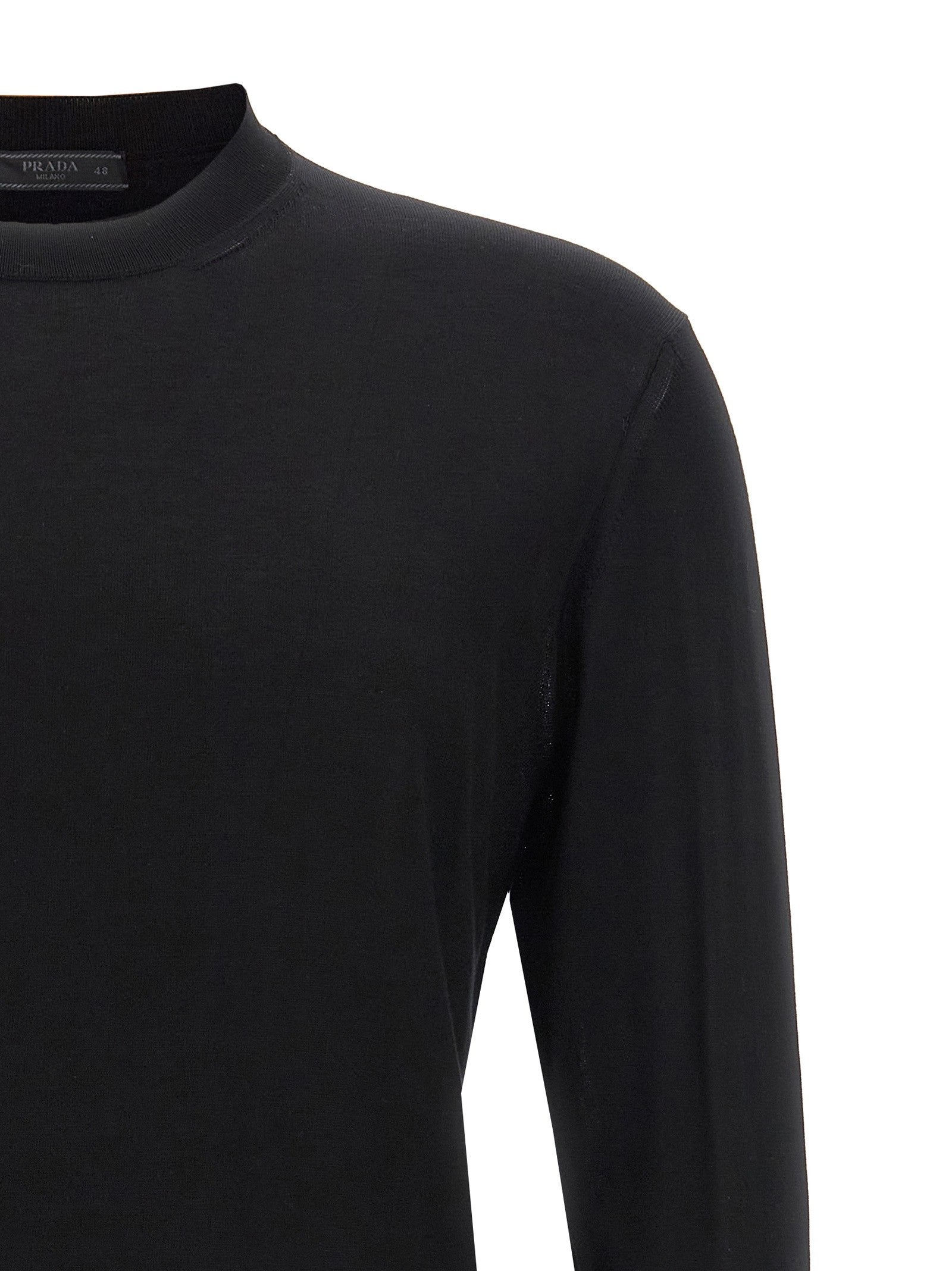 PRADA Silk Sweater Black