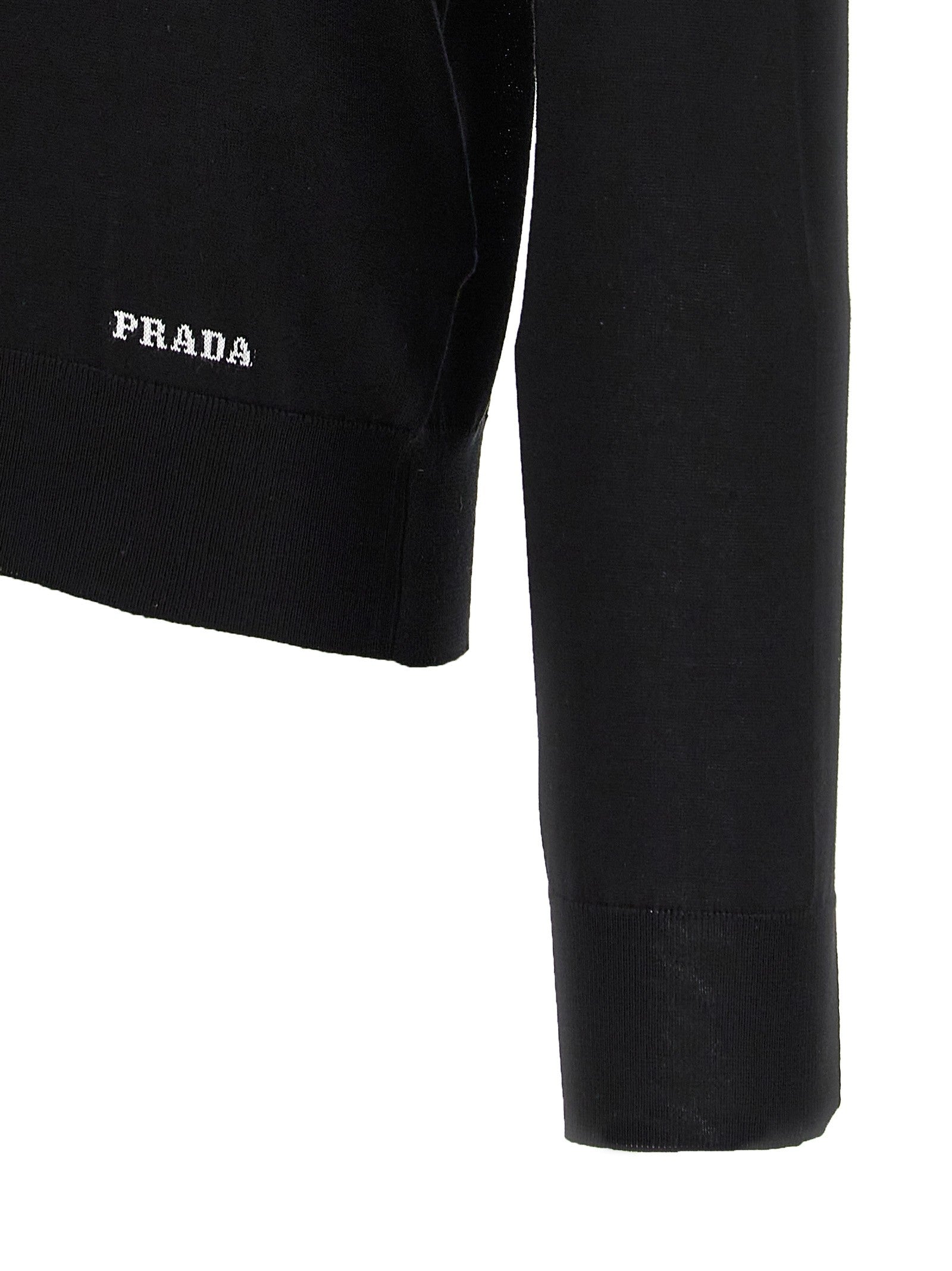 PRADA Silk Sweater Black