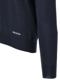 Prada Silk Sweater Blue