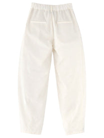 Alysi Women's Silk Tailored Pants White