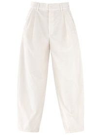 Alysi Women's Silk Tailored Pants White