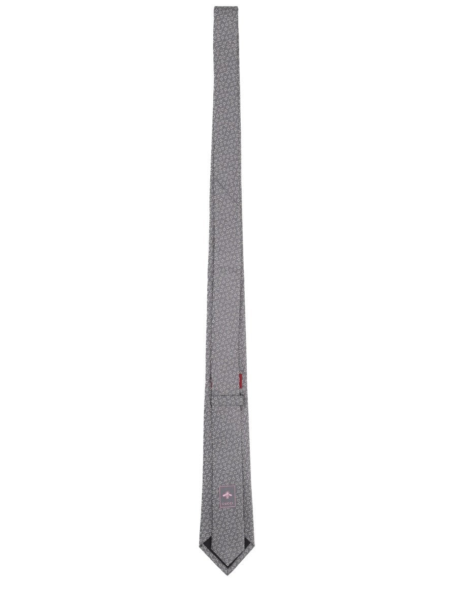 Gucci Men's Silk Tie Grey